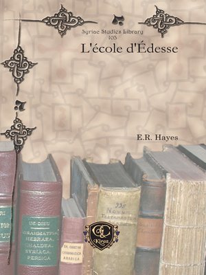 cover image of L'école d'Édesse